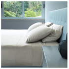 Lençol Percal 3 Pçs 400 Fios Casen Ponto Palito Solteiro Palha