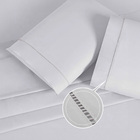 Lençol Percal 4 Pçs 600 Fios Casen Ponto Palito Casal Branco