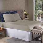 Lençol Plush Inove Liso Queen Cevada Hedrons