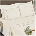 Lençol Pousada 3 Pçs 400 Fios Casen Ponto Palito Solteiro Pal