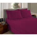 Lençol Queen Avulso Liso Vivaldi - Grená