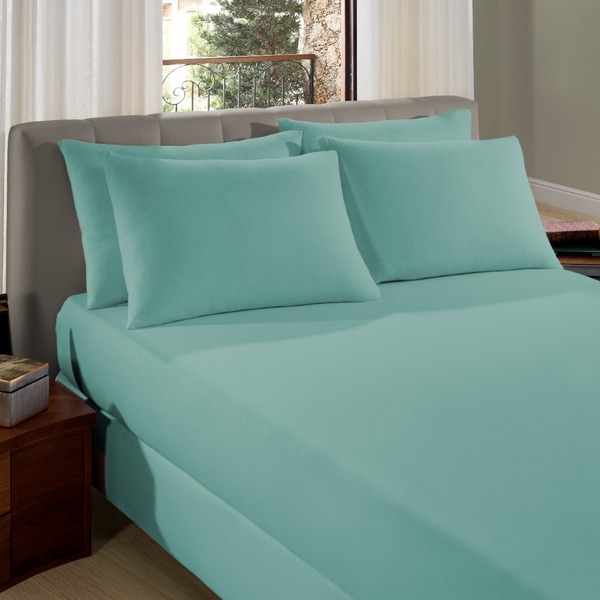 Lençol Queen Liso Com Elástico 100% Algodão - Sulbrasil