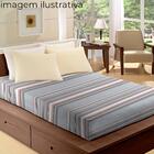 Lençol Solteiro 100% De Algodão Com Elástico Sera Camesa 1.01