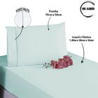 Lençol Solteiro 400 Fios 2 Peças - Verde Claro