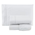 Lençol Solteiro 400 Fios 3 Peças - Branco