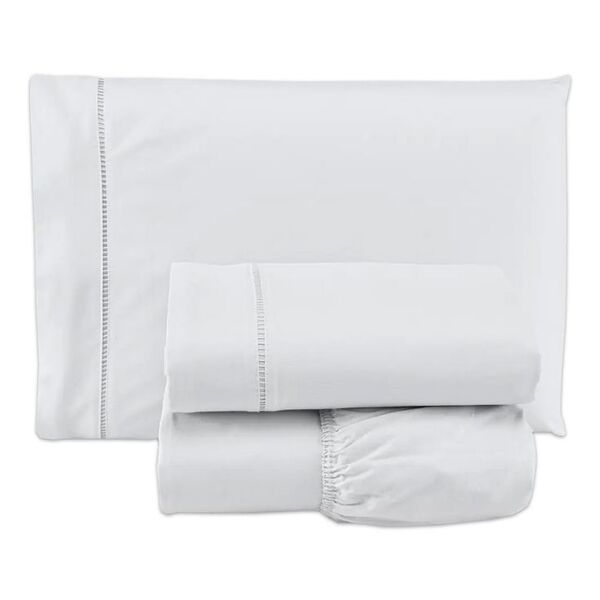 Lençol Solteiro 400 Fios 3 Peças - Branco