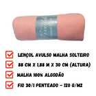 Lençol Solteiro Avulso Liso Vivaldi Branco