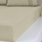 Lençol Solteiro Bella Cama Malha 100% Algodão 88x188x30cm Ave