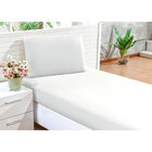 Lençol Solteiro Branco Liso 1 Peça - Lençol De Baixo Com Elás