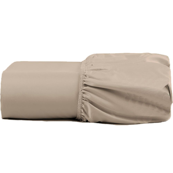 Lençol Solteiro Pratik Peletizado Com Elástico Barato - Avelã