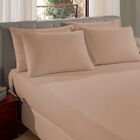 Lençol Solteiro Premium Fio Penteado Liso Vivaldi Marrom Un