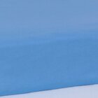 Lençol Solteiro Serena Malha 100% Algodão 88x188x23cm Azul