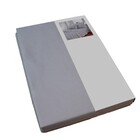 Lençol Solteiro Toque de Seda em Poliéster Cinza Jolitex