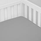 Lençol Tecebem Baby Malha Liso Cinza