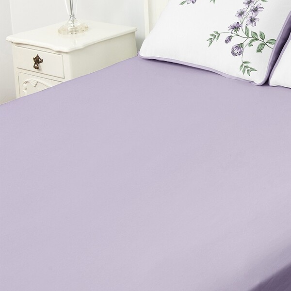 Lençol Tecebem Solteiro King Malha C-elástico Liso Tulipa