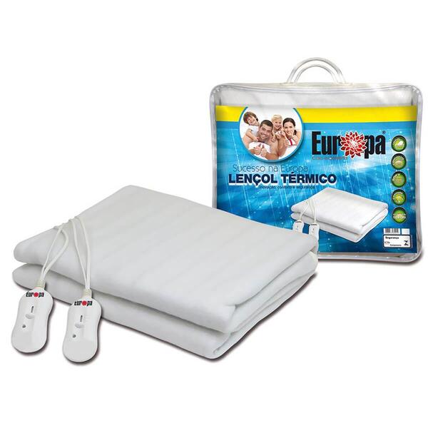 Lençol Térmico De Casal Para Cama Queen 220v 3 Níveis Temper