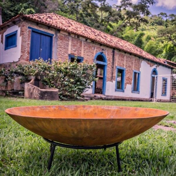 Lenheiro Fazenda Fogueira Lareira Tacho Pronto Artes