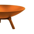 Lenheiro Lareira Braseiro Envelhecida Externa Em Ferro 60cm