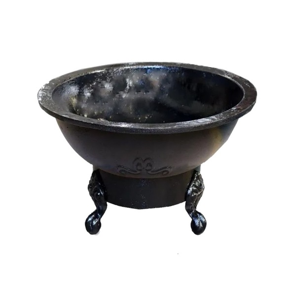 Lenheiro Lareira Braseiro Ferro Fundido Externo Jardim 107cm