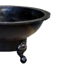 Lenheiro Lareira Braseiro Ferro Fundido Externo Jardim 107cm