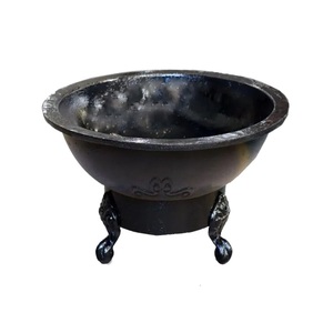 Foto de Lenheiro Lareira Braseiro Ferro Fundido Externo Jardim 64cm