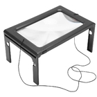 Lente De Aumento Lupa De Mesa Com Luz Zoom 2.5x 6 Leds Cbrn20