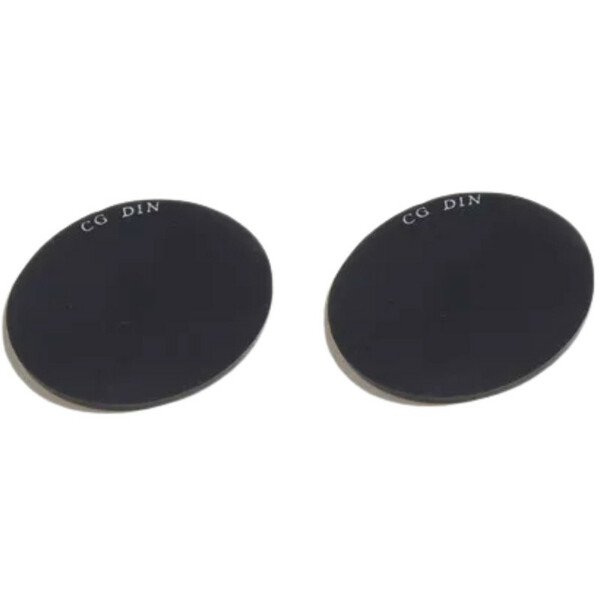 Lente De Proteção Redonda 50mm Escura Carbografite Tonalidade