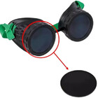 Lente De Proteção Redonda 50mm Escura Carbografite Tonalidade