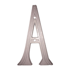 LETRA RESID (A) 16CM ALUMI PARAFUSO BRCO