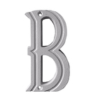 LETRA RESID (B) 16CM ALUMI PARAFUSO BRCO