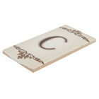 Letra Casa "C" 15cm Assentado Bege