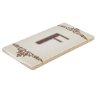Letra Casa "F" 15cm Assentado Bege
