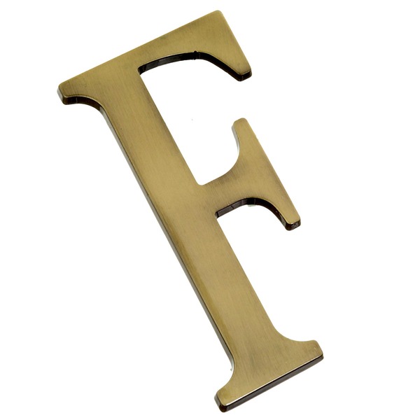 Letra Letra F 12,8 cmx6,3 cm Latonado União Mundial