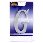 Letra Letra G 12,8 cmx6,3 cm Cromado União Mundial