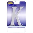 Letra Letra K 12,8 cmx6,3 cm Cromado União Mundial