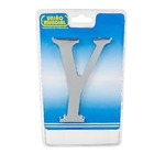 Letra Letra Y 12,8 cmx6,3 cm Cromado União Mundial