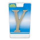 Letra Letra Y 12,8 cmx6,3 cm Latonado União Mundial
