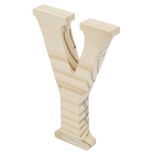 Letra "Y" de Madeira Pinus 15x15x1,7cm Settis
