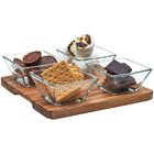 Libbey Acacia Petisqueira 12x26x26cm Vidro Transparente 5pç