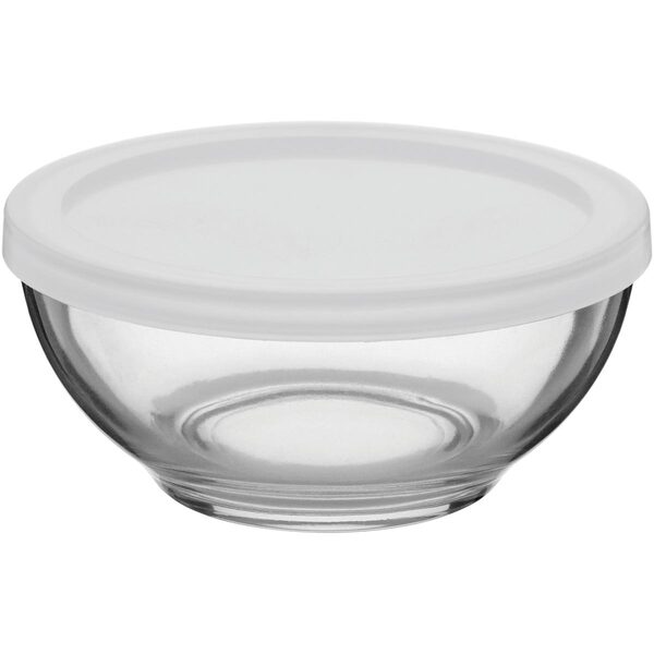 Libbey Selene Pote De Mantimentos 6x13x13cm 430ml Vidro Trans