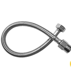 Ligação / Engate Flexível Inox Para Água De 40cm Com Canopla