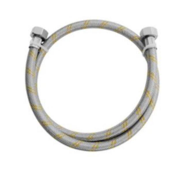 Ligação Flex Aço Inox Para Gás Fxf 1/2(pol) 1,00 M Blukit