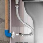 Ligação Flexível Para Água Blukit 1/2 40cm Pvc Branco