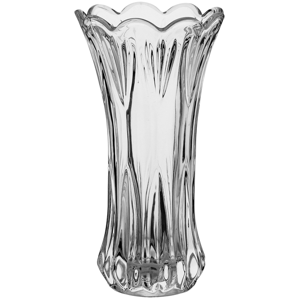 Lilie Vaso Decorativo Enfeite 19x10x10cm Vidro Transparente