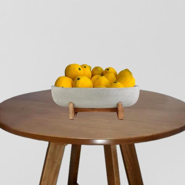 Limão Artificial Com Acabamento Realista 5 Unidades Para Frut