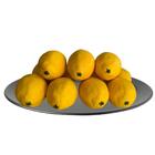 Limão Artificial Com Acabamento Realista 5 Unidades Para Frut