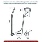Limitador e Trava da Abertura de Janela Basculante Modelo KLY