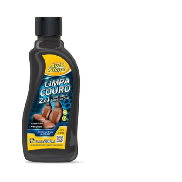 Limpa Couro 200g Autoshine Limpa E Hidrata Couro 2x1
