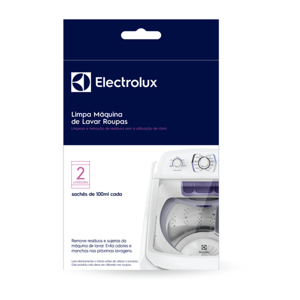 Limpa Máquina De Lavar Roupas Electrolux 200ml Remove Sujeira