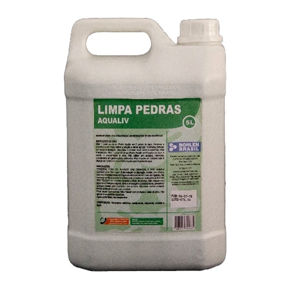 Limpa Pedras Aqualiv Limpador Detergente Limpeza Pesada 5l